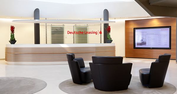 Empfangsbereich Deutsche Leasing Bad Homburg