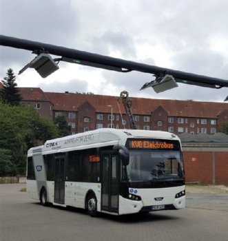Ladestation auf der Strecke