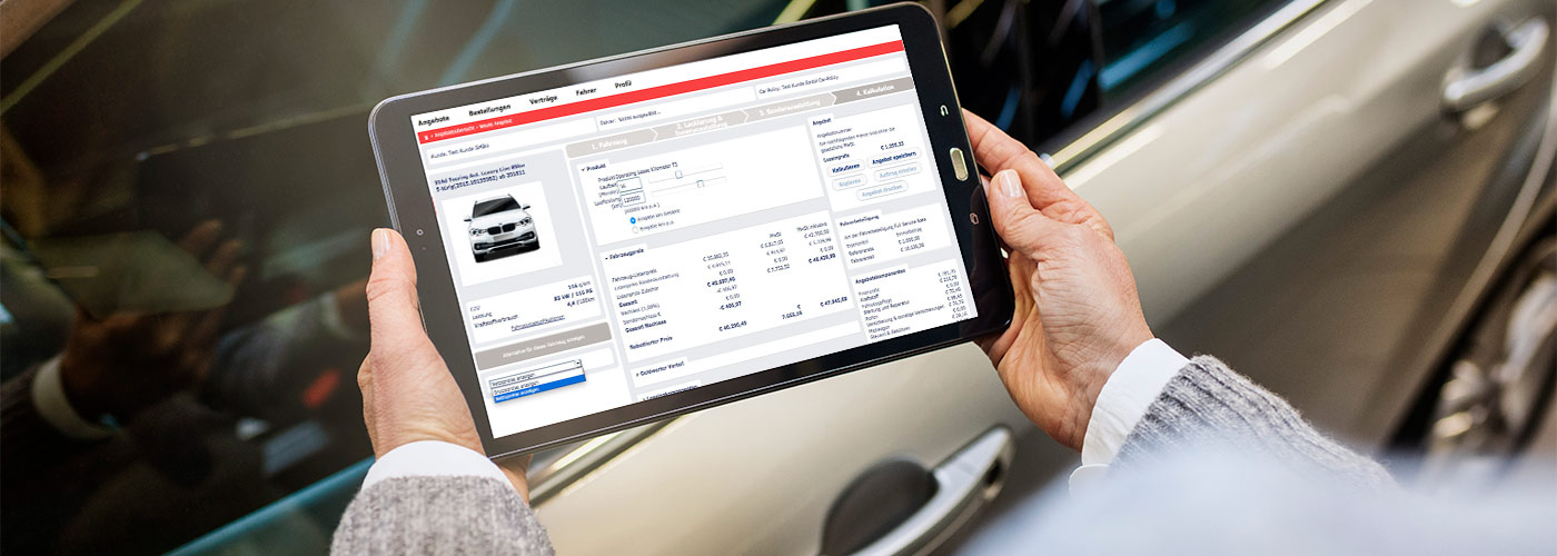 Deutsche Leasing Mobility Online: Das Konfigurations- und Reportingtool