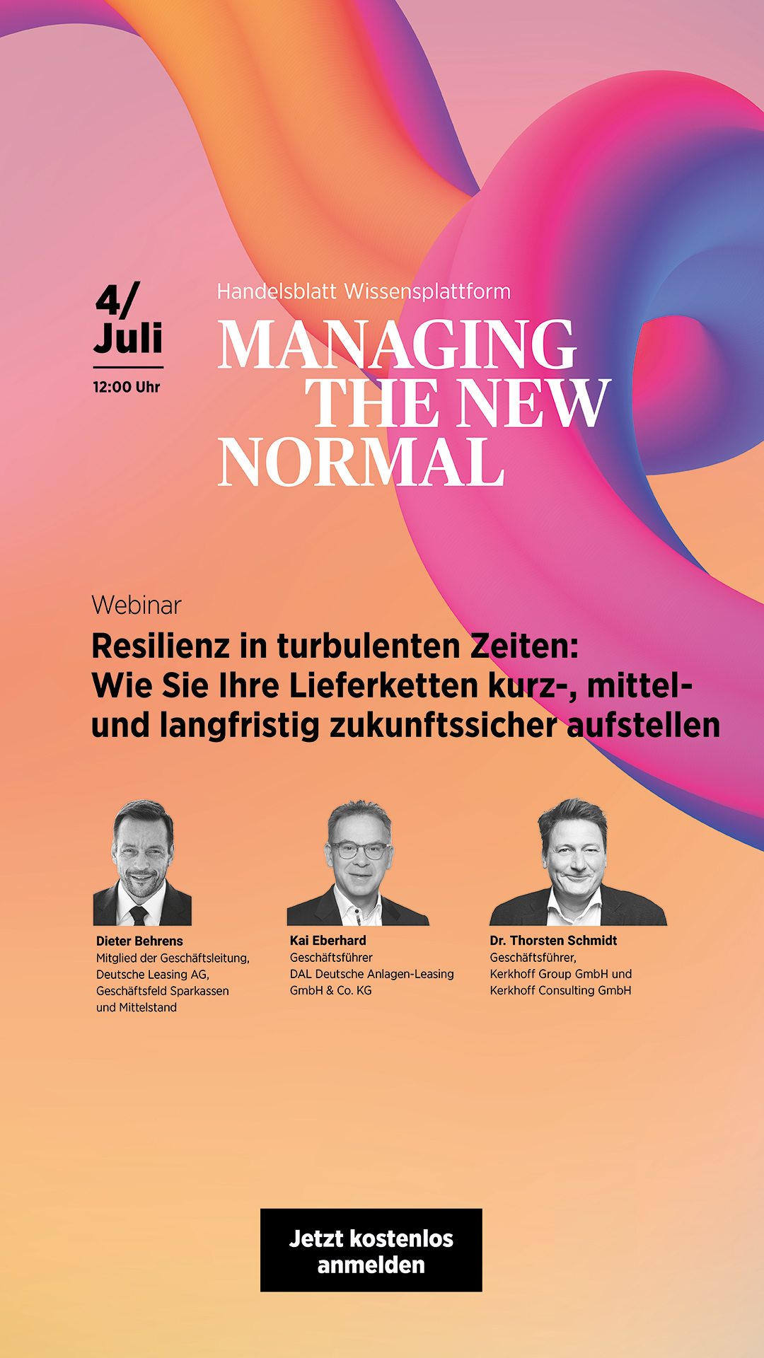 Webinar: Resilenz in turbulenten Zeiten Webinar: Resilenz in turbulenten Zeiten