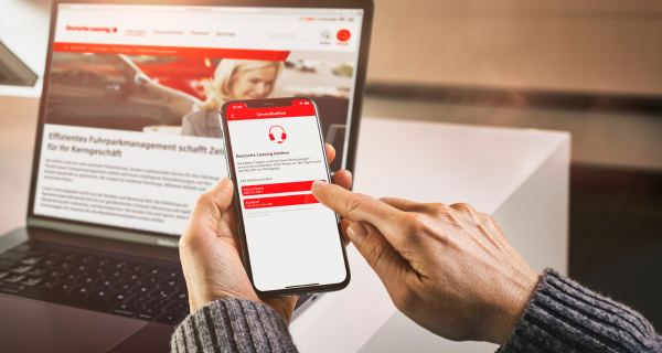 Flottenfahrzeug-Schaden online melden