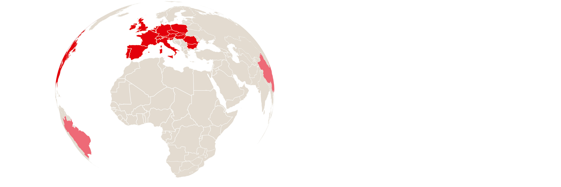 World Map Deutsche Leasing