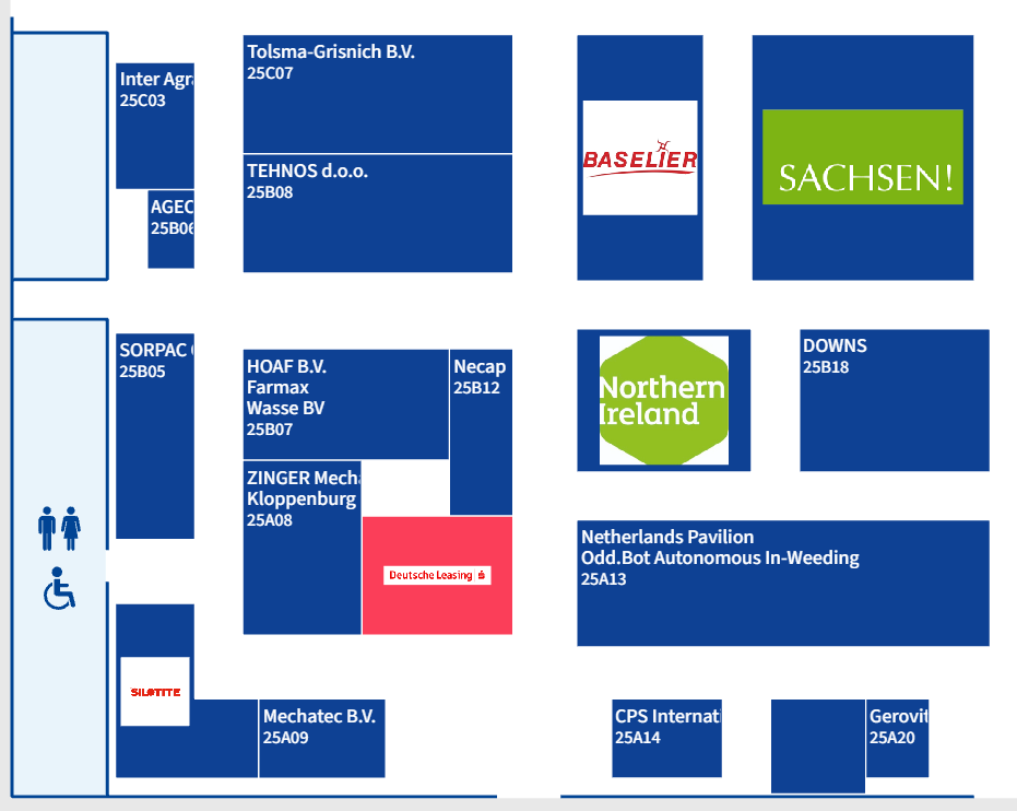 Messestand / Lageplan Agritechnica