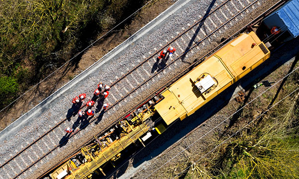 Rail construction machines - our speciality