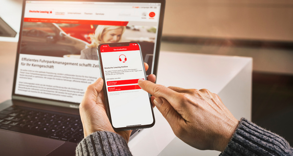 Digitale Services der Deutschen Leasing im Fuhrparkmanagement